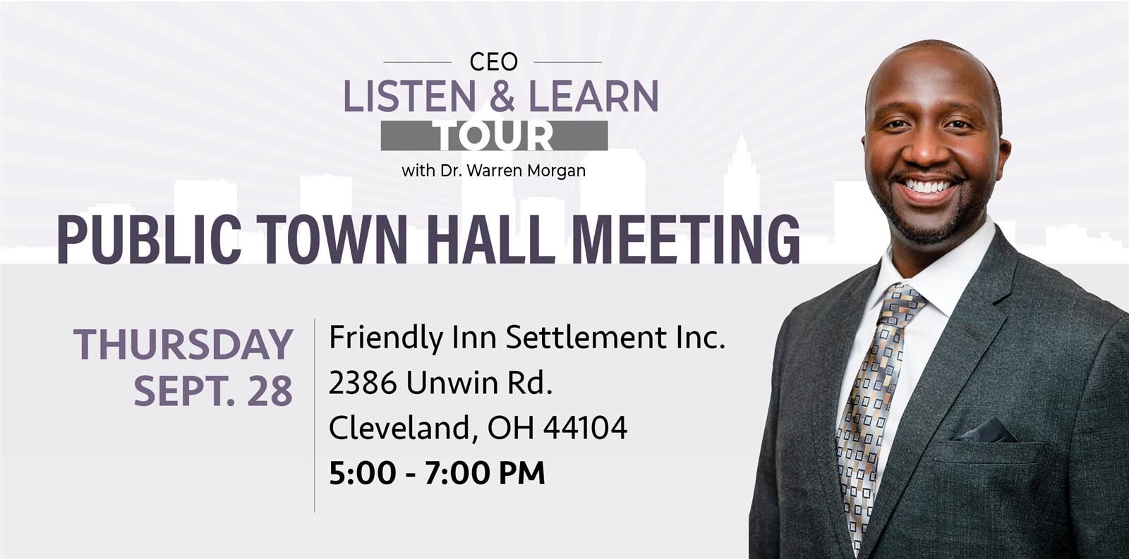 CMSD CEO to hold public Town Hall Meetings